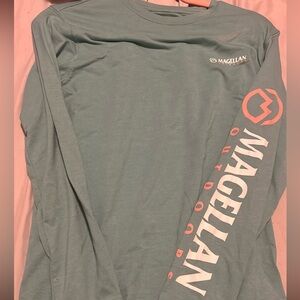 Blue magellan long sleeve top